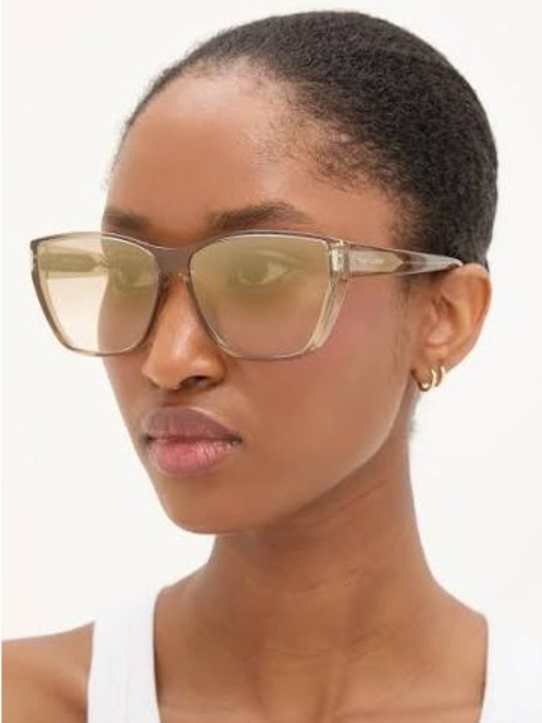 Nwt Saint Laurent Sl758/F 003 Beige Women Sunglasses